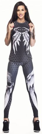 Дамски Потник EXCESSWEAR Training Top Black Wings 509534  изображение 3